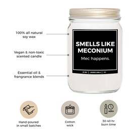 YouNique Designs Labor and Delivery Nurse Gifts 8oz Candle, Gifts for Labor and Delivery Nurses - Funny Ob Gifts, L&D Nurse Gifts, OBGYN Gifts - Mother & Baby Nurse Gift Ideas (Lavender & Vanilla)