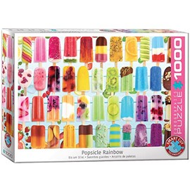 Eurographics 1000 pieces - ice lollies rainbow