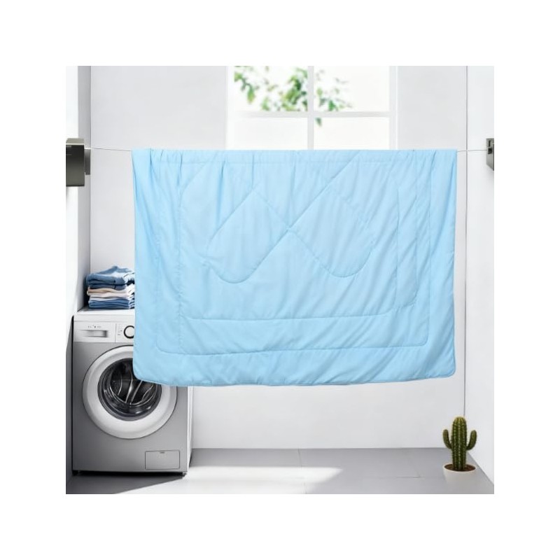 Retractable Clothesline 15.75-Foot Heavy-Duty Clothesline Wall-Mounted Anti-Sag Design for Indoor