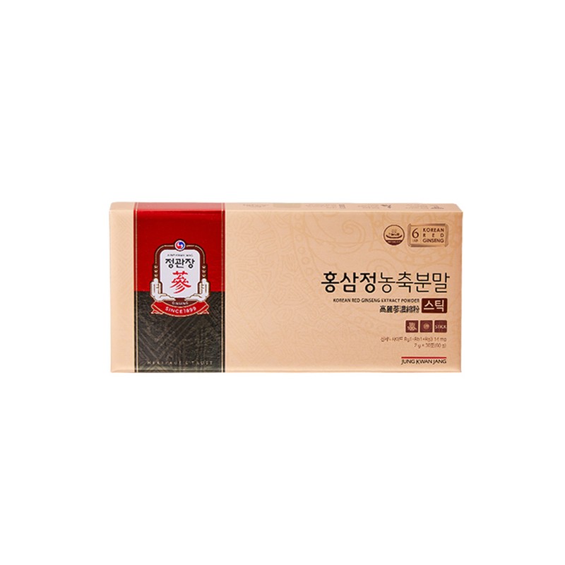 KGC Incheon Red Ginseng 정관장 홍삼정 농축분말 2g 30포 Korean