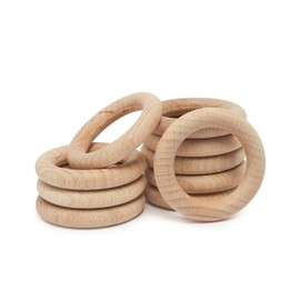 Meyercordt GmbH Wooden Rings Natural Diameter 5.5 cm