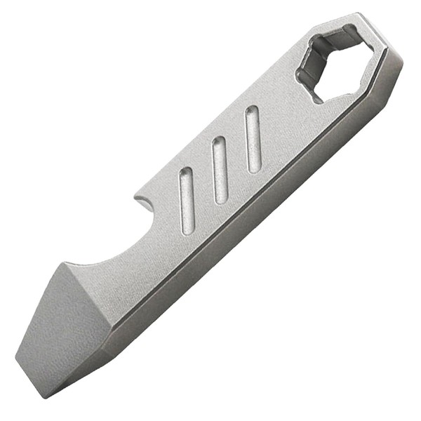 Titanium Alloy TC4 Crowbar Bottle Opener Hexagon Wrench EDC Mini