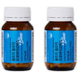 Esther Formula Yeo Esther Lactobacillus Blue Ultra Flora Probiotics Blue 2 bottles, 60 tablets, 2 units / 에스더포뮬러 여에스더 유산균 블루 울트라플로라프로바이오틱스 블루 2병, 60정, 2개