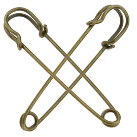DanYun Set of 10 70mm Quilt Pins, Kabuto Pin, Extra Large, Safety Pin, Fashionable Brooch Pin, Needles, Stall Pins, Safety Pins, Simple, Lock, Name Tags, Moving Pockets, My Pockets, Armband Stops, Duvet Cover Stops, Skirts, Hats, Etc., Handicraft Materia