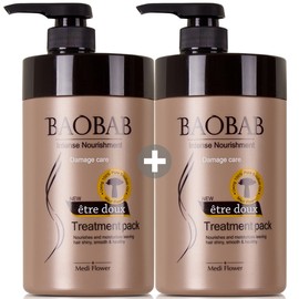 Etus Argan Hair Pack + Baobab Hair Pack (Total 2000ml) - 3. Baobab Hair Pack 1000mlx2 / 에트투스 아르간 헤어팩+바오밥 헤어팩 (총2000ml) - 3.바오밥 헤어팩 1000mlx2개