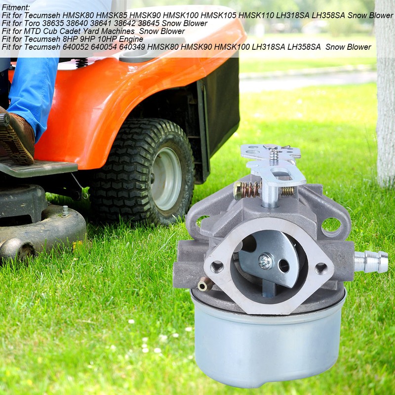 Snow Blower Carburetor Accessory Fit for Tecumseh HMSK80 HMSK90 HMSK100
