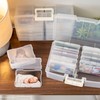 IRIS USA 4" x 6" Photo Storage Box Craft Keeper,