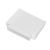 220 x 55 mm White ABS Plastic T-piece Flat Duct