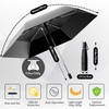 Moorrlii Automatic Mini Travel Windproof Folding Umbrella - UV Protection,