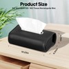 KZBHHP Upgraded Car Tissue Holder Premium PU Leather Tissue Box