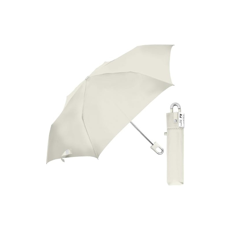 Women's Folding Umbrella, Thin, Compact, Portable, Convenient, Carabiner, Hook, Flat,