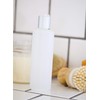 Clear Natural Refillable Plastic Squeeze Bottle with Disc Cap -