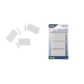 Helix Automatic Eraser Refills, Pack of 30 (19071) (3 Pack of 30)