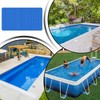 Solar Pool Cover,Insulation Film for Pools - UV-Resistant Heating Safety