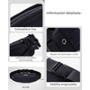 Cangurera Riñonera Deportiva para Correr Hombre Mujer, Negro