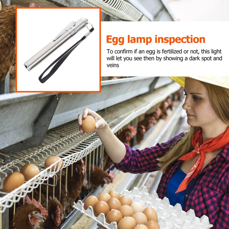 ULTECHNOVO Eggs Light Lamp LED Egg Candler Fertility Test Egg