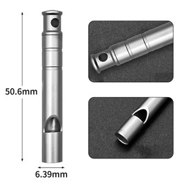 Raheem Whistle Loud Emergency Signal Whistle Emergency Whistle Outdoor Emergency Whistle Rescue Whistle Survival Whistle Referee Whistle with Key Ring