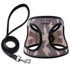 Dog Harness with Leash Set, No Pull Adjustable Reflective Step-in