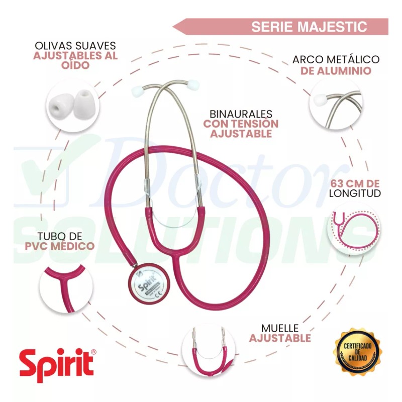 Spirit Estetoscopio Spirit Para Adulto Con Doble Campana