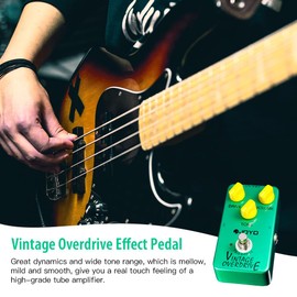 JOYO Vintage Overdrive Pedal Classic Tube Screamer Pedal for Electric Guitar Effect - True Bypass (JF-01)