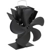 NETTA 5 Blade Woodburner Stove Fan - Silent Operation -