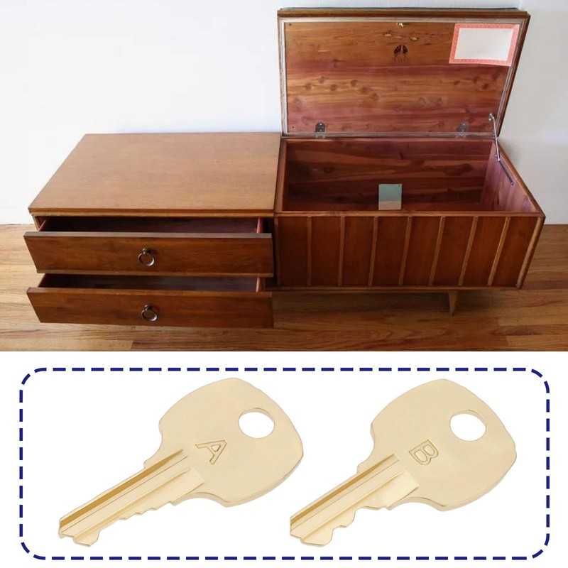 ECSiNG 2pcs Cedar Chest Key Replacement Compatible with Lane Cedar