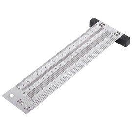 Incra Precision Ruler, Metal Ruler, Linear Measurement, Ultra Precise Marking Ruler, Stainless Steel, Woodworking, Scoring Ruler, Measuring Tool, 12 Inches (24 cm/9.4 Inches)