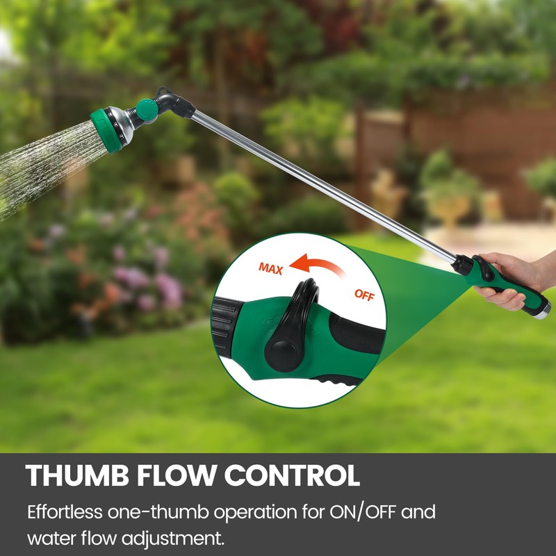 Seatern Watering Wand for Garden Hose, 30 Inch, 10 Spray
