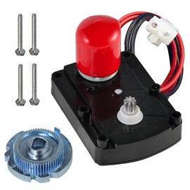 7286039 7281291 Water Softener Valve Motor with Gear 7283489 and Screws,Replaces OEM: 7384691 7384683 7234731 7368116 WS26X10021 WS26X21821 Fit for Softener System