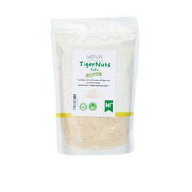 Kovafood Organic Tiger Nuts Fufu Powder (16oz) Super Food. Sundried I Tigernuts I Very Rich in Fiber and Vitamins