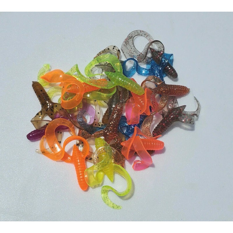 Hoddock Crappi Lot plastic, Crappie skirts - Creature Skirts (100