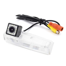 aSATAH 12 LED Car Rear View Camera for Lexus IS300 IS200 ES300 ES330 GS300 GS400 GS430 LS430 HS250h CT200h / Toyota Vios/Yaris/Prius & Vehicle Camera Waterproof Reversing Backup Camera (12 LED)