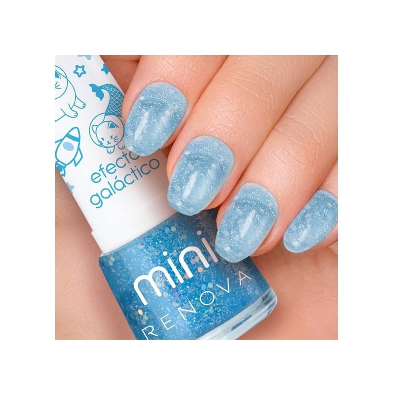 Esmalte de uñas Renova Esmalte Mini Nebula 7.7 ml Azul
