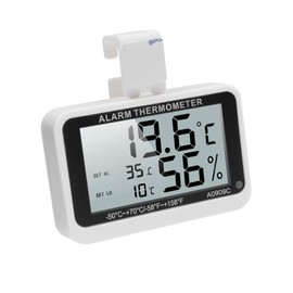 Houdian Digital Fridge Thermometer, Fridge Thermometer (-58°F to 158°F) with Maximum/Minimum Alarm Function, Waterproof Fridge Freezer Thermometer (A0909C)