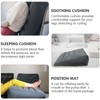 Inflatable Travel Wedge Pillow with Air Pump, Portable Lightweight Bed