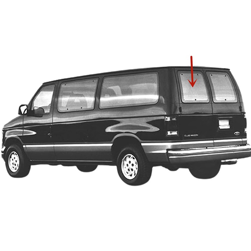 Privacy Movable Back Window Back Glass Driver Left Side Compatible