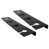 2Pcs Wall Mounted Acrylic Wine Glass Holder Space Saving Stemware
