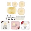 FOMIYES Donut Hair Bun Maker Set for Women Lightweight Sponge