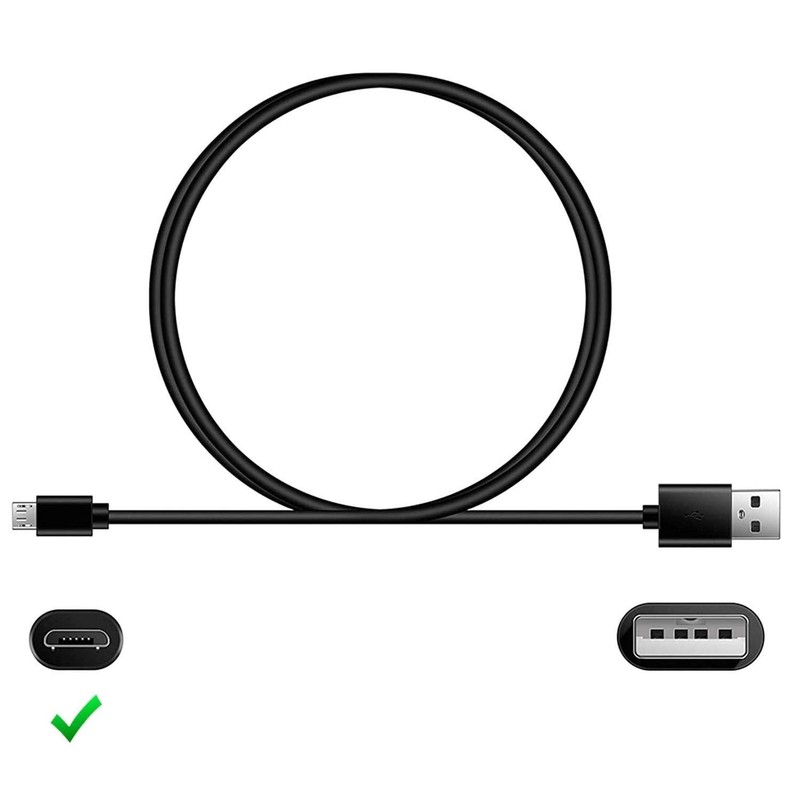 UL 5V AC/DC Adapter + Micro USB Charging Cable Compatible