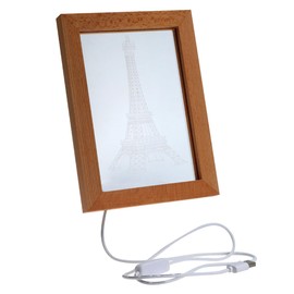 BIUDECO 1pc Creative LED Photo Frame Light Luminous Night Light for Living Decor Unique Housewarming present Romantic Atmosphere Powered Frame Home Ornament