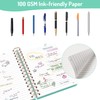 Forvencer Lined Spiral Journal Notebook with 300 Numbered Pages, A5