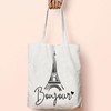 TOBGBE Paris Bonjour Idea Gift The Eiffel Tower Bonjour Europe