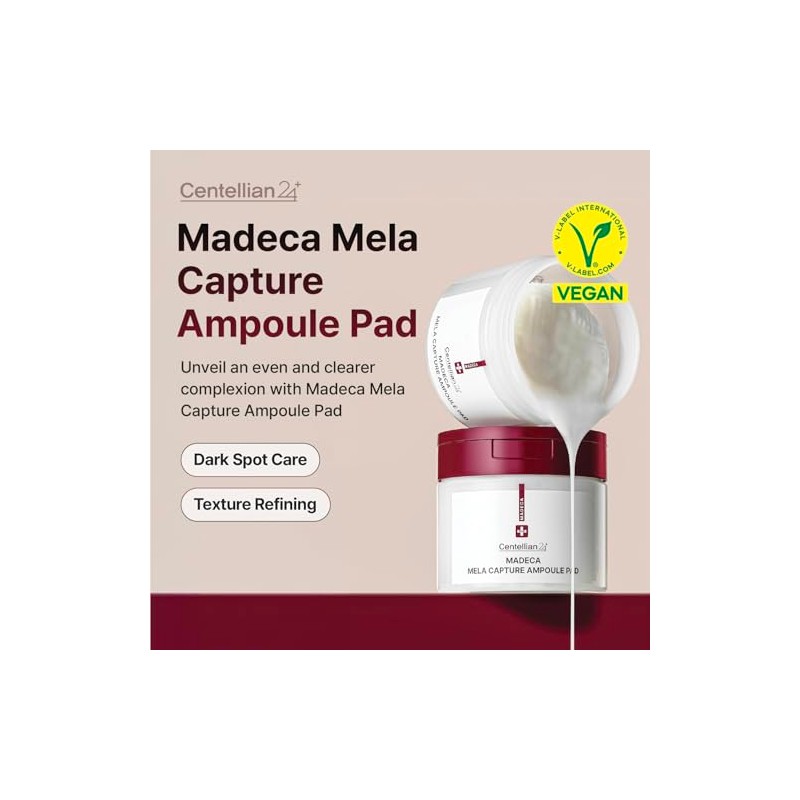 CENTELLIAN 24 Almohadillas De Ampolla Madeca Mela Capture(Noche, 160 Ml