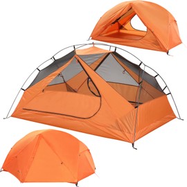 Clostnature 2 Person Backpacking Tent - Lightweight, Waterproof, Ultralight, and Easy to Set Up