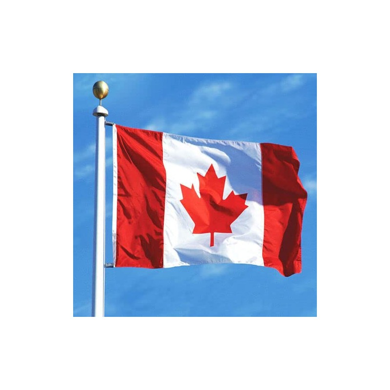 Large Canadian Canada Flag with Brass Grommets CAN Heavy Duty