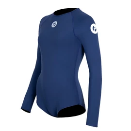 Two Bare Feet Women's 2mm Arabella Neoprene One-Piece Wetsuit – Premium Swim Suit for Surfing, Swimming, Scuba Diving & Water Sports, Flexible, Durable, Multiple Styles (Navy, S)