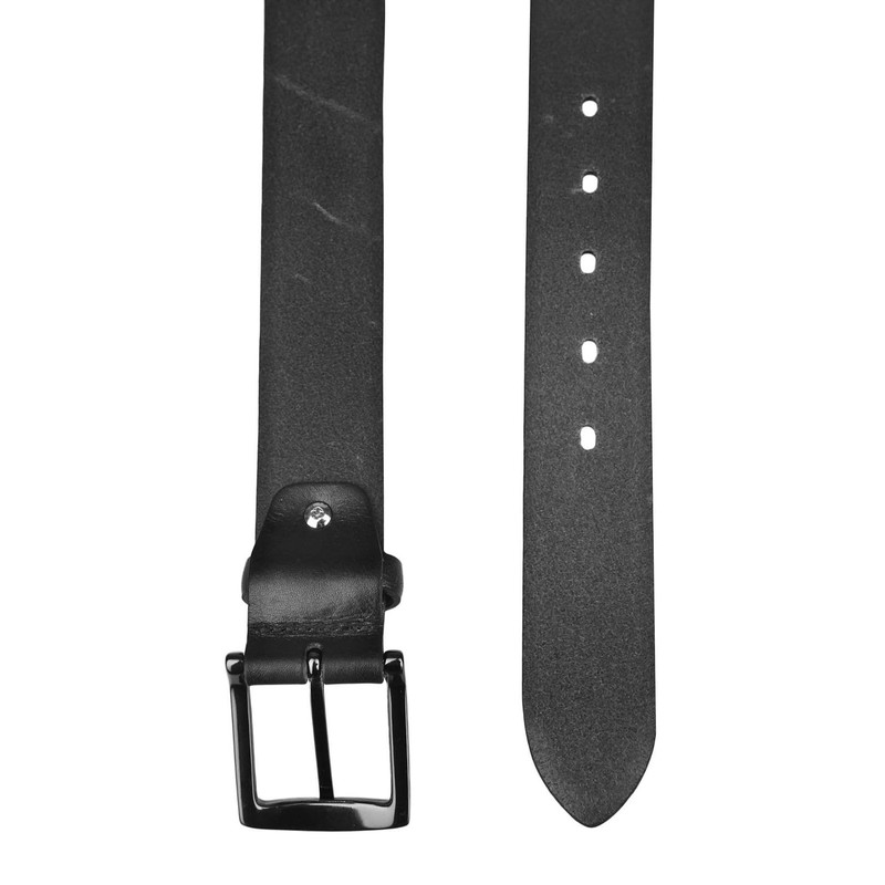 LLOYD Men's Belts Leather Belt Cognac 6835, black