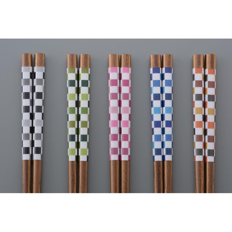 Hiranoi Chopsticks & Chopsticks Set, 6 Pairs, Colorful Wakasa Lacquer,