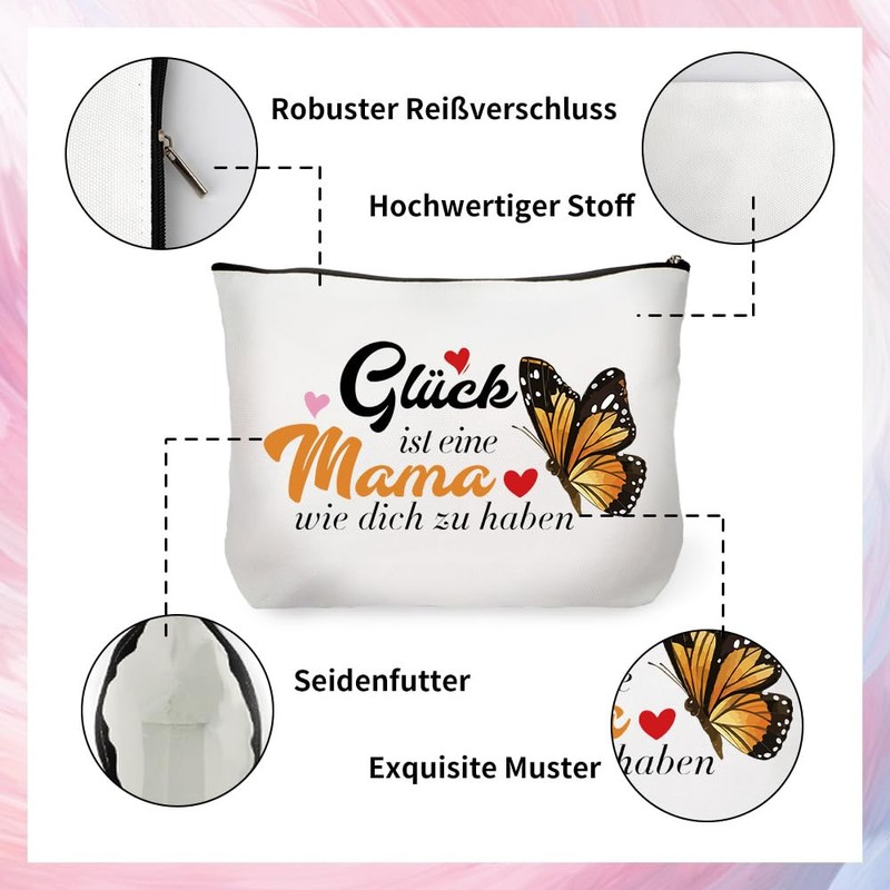 Muttertagsgeschenk,Muttertagsgeschenke Für Mutter,Geschenke Für Mütter,Geburtstagsgeschenk Für Mama,Besondere Geschenke Mütter, Mutter,Kosmetiktasche