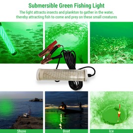 12V 120/150 LED Submersible Fishing Light Underwater Fish Finder Lamp